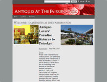 Tablet Screenshot of antiquesatthefairgrounds.com